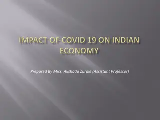 Impact of Coronavirus on Indian Economy: Challenges & Outlook