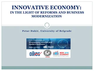 Innovative Economy in Light of Reforms & Modernization