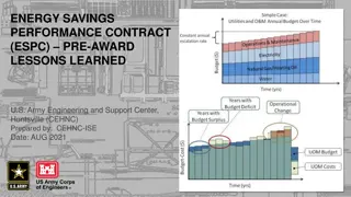 ESPC Program Lessons Learned for Effective Project Development