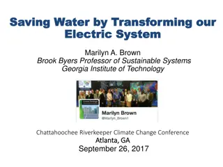Saving Water by Transforming Our Electric System