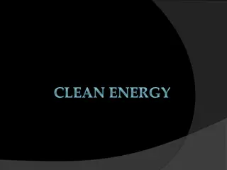 Clean Energy Sources
