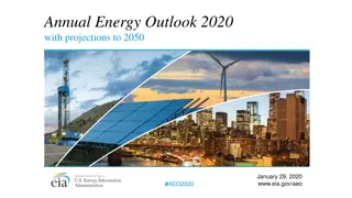 U.S. Energy Outlook 2020 Projections to 2050 - Key Takeaways