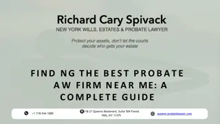 Finding the Best Probate Law Firm Near Me A Complete Guide