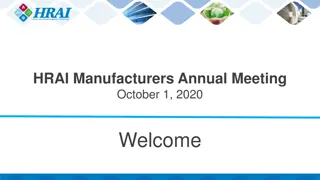 HRAI Manufacturers Annual Meeting Highlights
