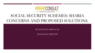 Social Security Schemes and Sharia Concerns