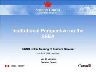 Institutional Perspective on the SEE Account Training Seminar