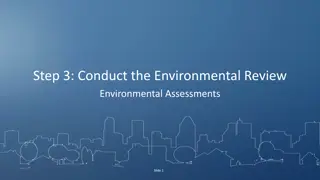 Conducting Environmental Review for Quality Enhancement