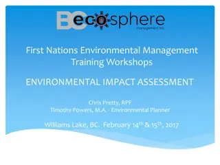 First Nations Environmental Impact Assessment Training