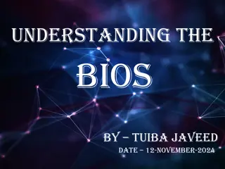 BIOS and Booting