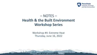 Health & Extreme Heat Workshop Insights