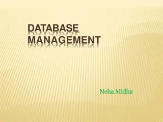 Database Management Systems