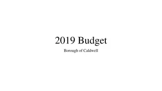 Borough of Caldwell 2019 Financial Overview