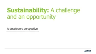Sustainability: A Developer's Perspective - Challenges and Opportunities