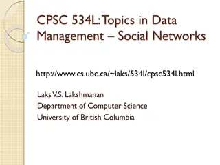 Data Management in Social Networks
