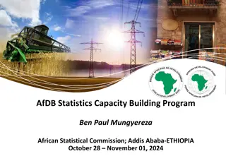 AfDB Statistics Capacity Building Program