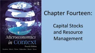 Capital Stocks and Resource Management: Diagrams and Analysis