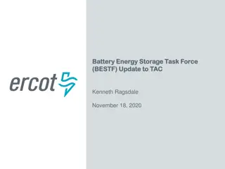 Battery Energy Storage Task Force Update Nov. 18, 2020