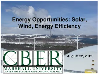 Energy Opportunities: Solar, Wind, and Efficiency Insights