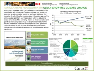 Pan-Canadian Framework on Clean Growth & Climate Change Implementation