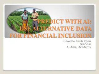 Leveraging Alternative Data for Financial Inclusion in Underserved Regions