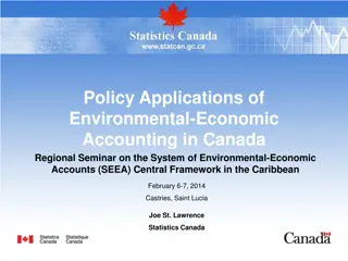 Environmental-Economic Accounting in Canada: Policy Applications and Initiatives