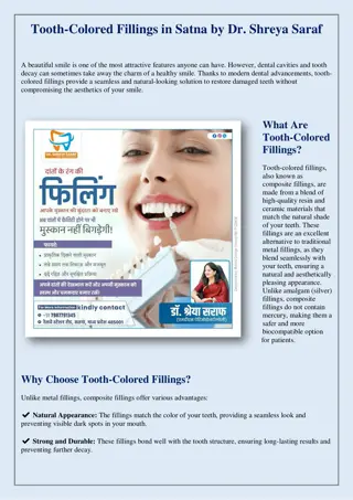 Tooth-Colored Fillings in Satna by Dr. Shreya Saraf (2)