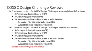 COSGC Design Challenges Reviews