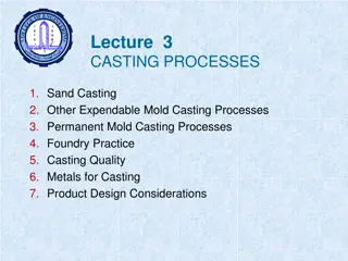 Overview of Sand Casting Process