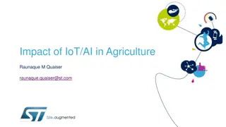 Impact of IoT/AI in Agriculture: Enhancing Agricultural Efficiency