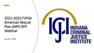 2021-2023 FVPSA ARP Grant Application Overview