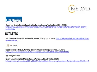 Advancements in Fusion Energy Technology