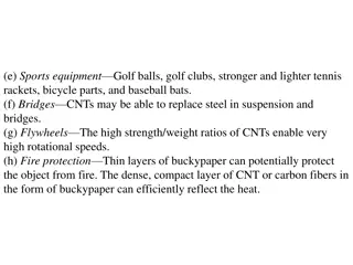 Applications of Carbon Nanotubes in Various Industries