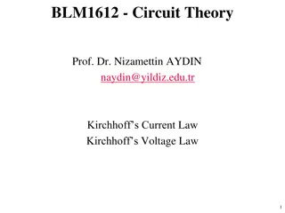 Kirchhoff's Laws and Circuit Properties