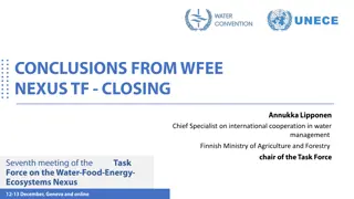 Cross-Sectoral Cooperation and Water Management