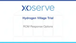 Hydrogen Village Trial ROM Response Options