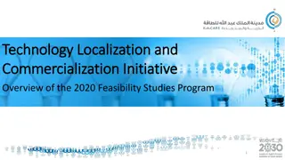 2020 Feasibility Studies Program Overview