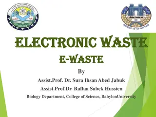 Electronic Waste and Its Impact