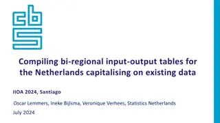 Bi-Regional Input-Output Tables for Netherlands