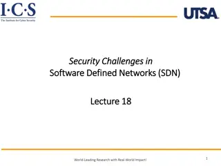 Security Challenges in Software Defined Networks: Market Trends and Applications