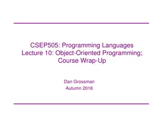 Object-Oriented Programming Essentials