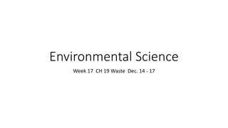 Waste Reduction and Hazardous Waste Management