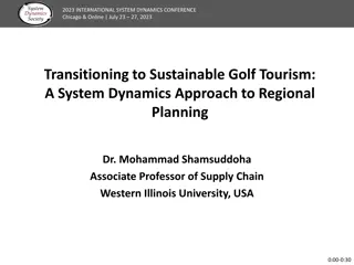 Sustainable Golf Tourism: A System Dynamics Approach for Regional Planning
