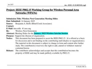 Wireless Next Generation Meeting Slides - January 2025