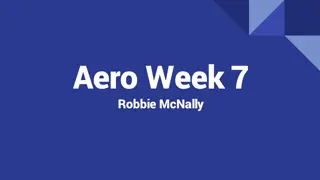 Aero Week 7 Update: Progress and Plans