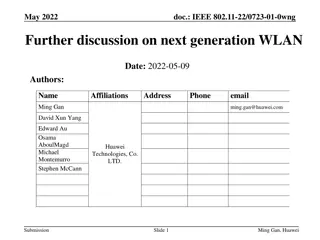 Next-Gen WLAN Machine Learning Impacts