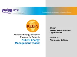Efficient Thermostat Settings for Energy Management in Schools