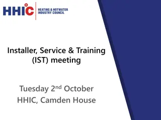 IST Meeting Summary: Welcome, Competition Act, Matters Arising