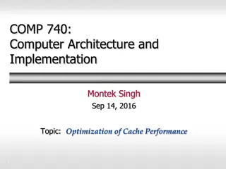 Optimization of Cache Performance