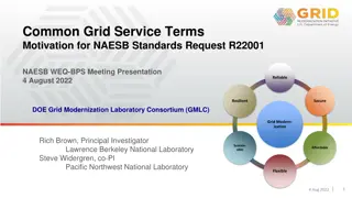 Common Grid Service Terms for NAESB Standards Request R22001 - Meeting Presentation 4 August 2022