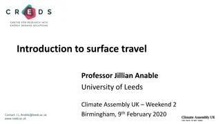 Insights into Surface Travel and Emissions Reduction Strategies